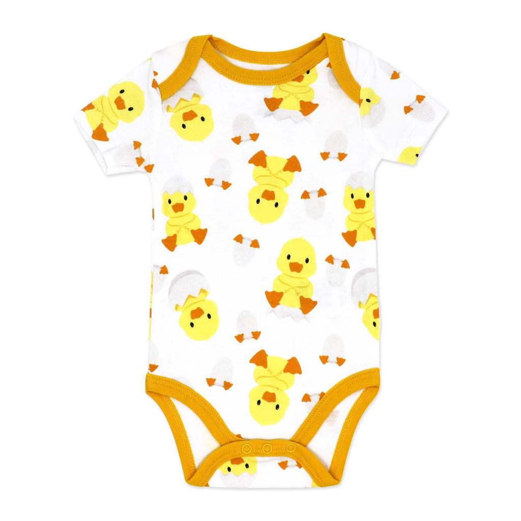 Yellow Duck 5 Piece Baby Outfit Gift Set 0–6 Months – 100% Cotton