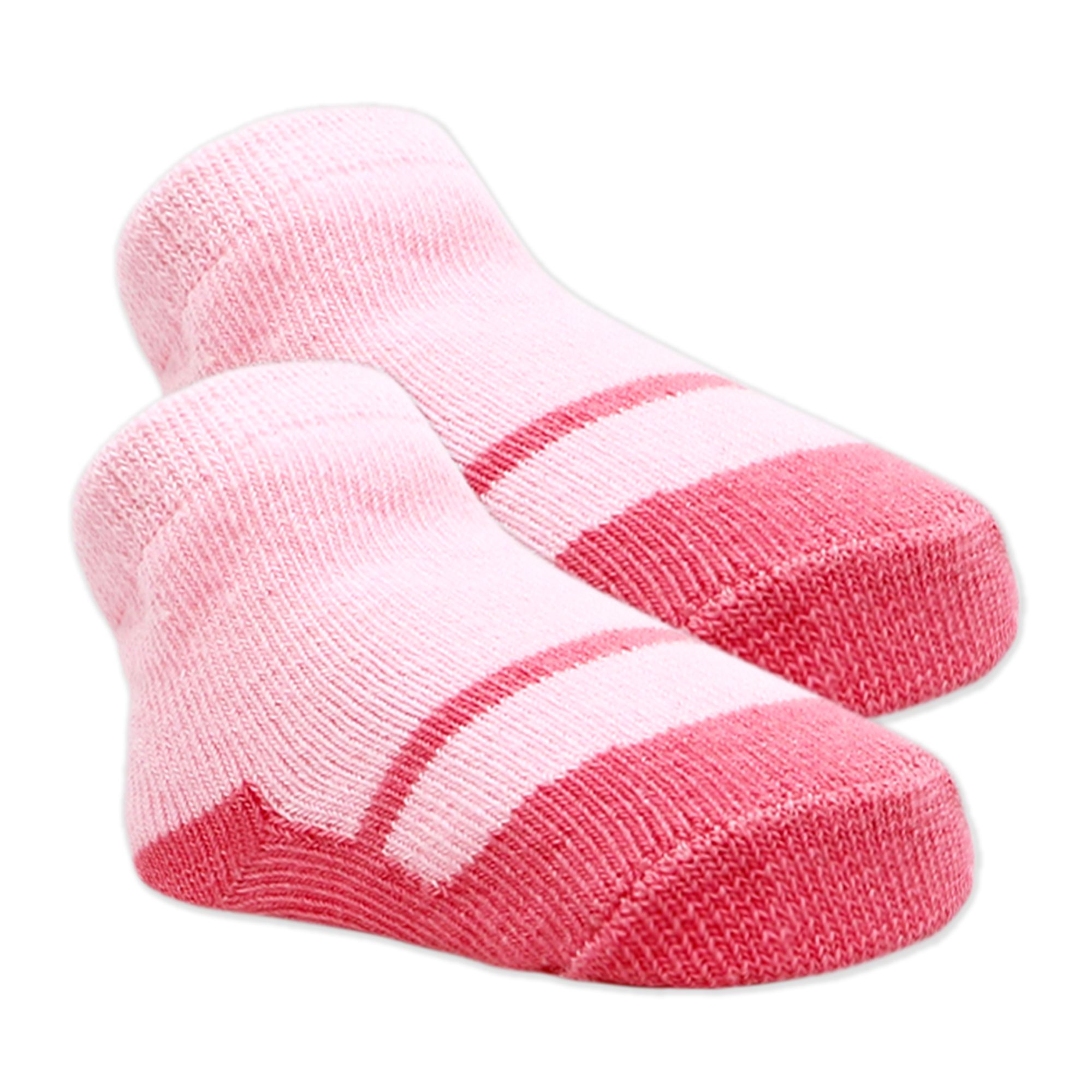 Pink Cloud & Sun Baby Bibs and Socks Set – 3 Bibs + 2 Pairs Socks, Soft Cotton Blend