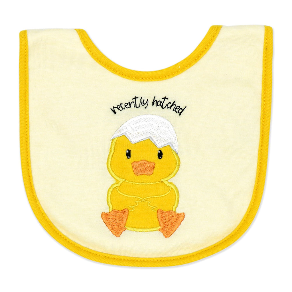Duck Baby Bibs & Socks Set – 3 Bibs + 2 Pairs Socks, Soft Cotton Blend