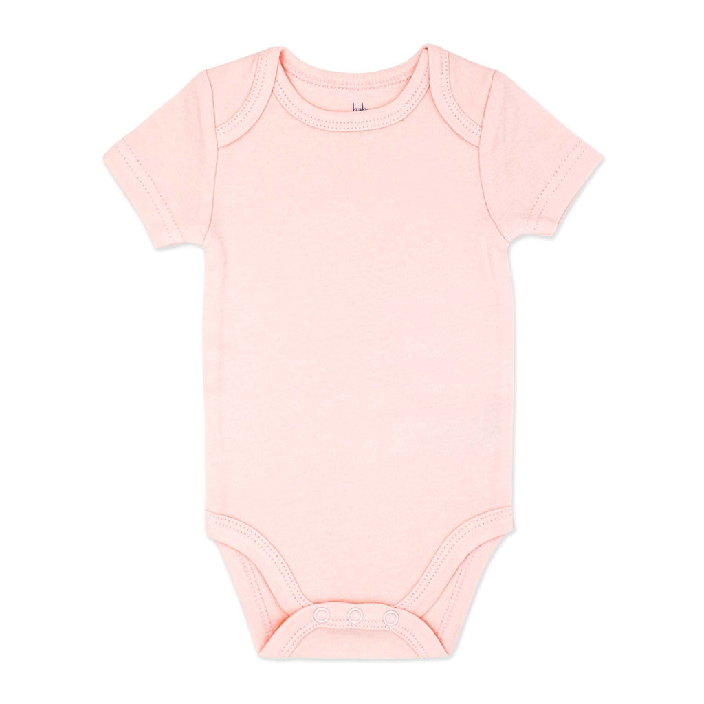 Light Pink Baby Bodysuit – 100% Cotton