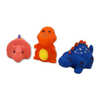 Dinosaur Baby Bath Set – 100% Polyester Hooded Towel, Washcloths & BPA-Free Bath Toys