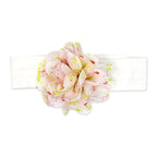 Pink Flower Baby Headband & Sock Set – 3pc (0–6 Months)