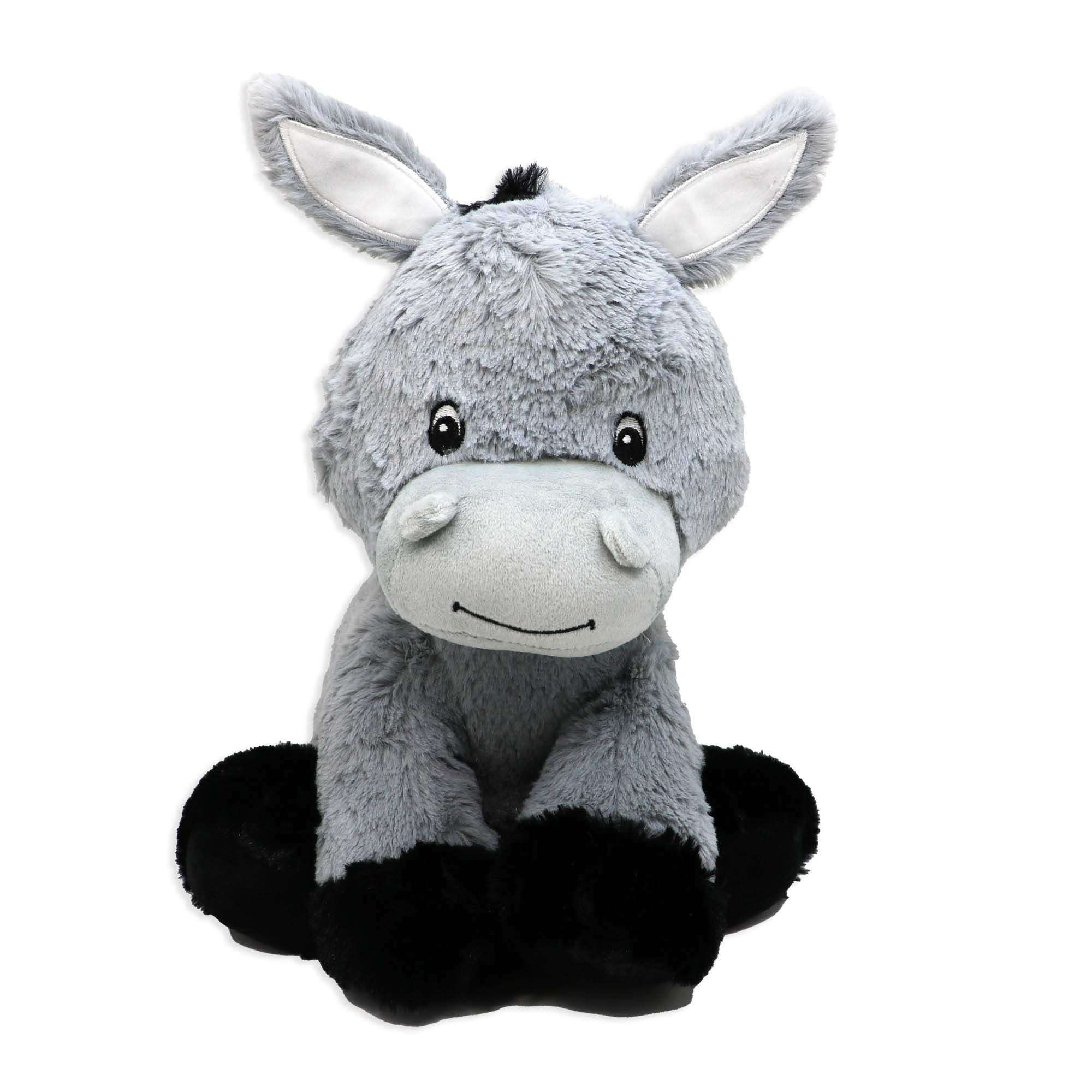 12" Donkey Plush Toy – Soft 100% Polyester Stuffed Animal