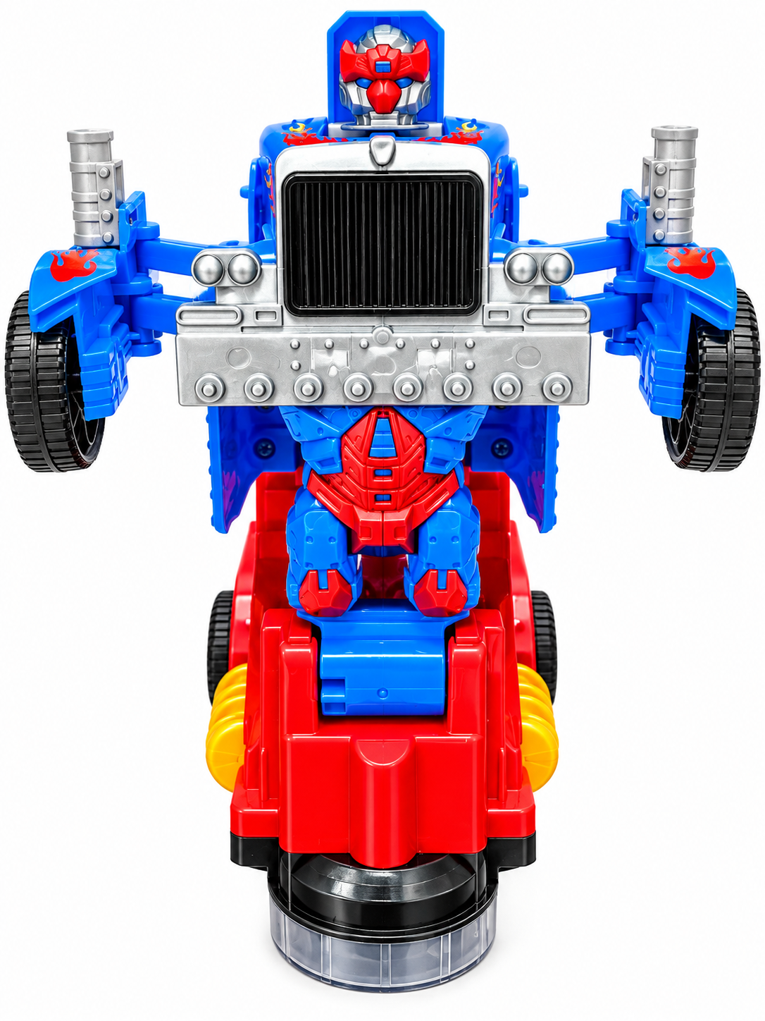 Transforming Robot Truck Toy – Electric Robot Deform Truck with Lights &amp; Music (3+ Years)