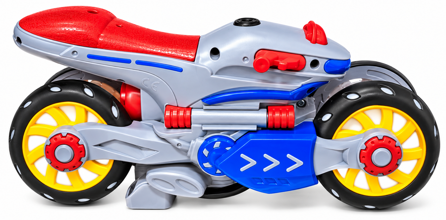 360° Rotating Stunt Motorcycle Toy – Electric Motor with LED Lights &amp; Sound (3+ Years)