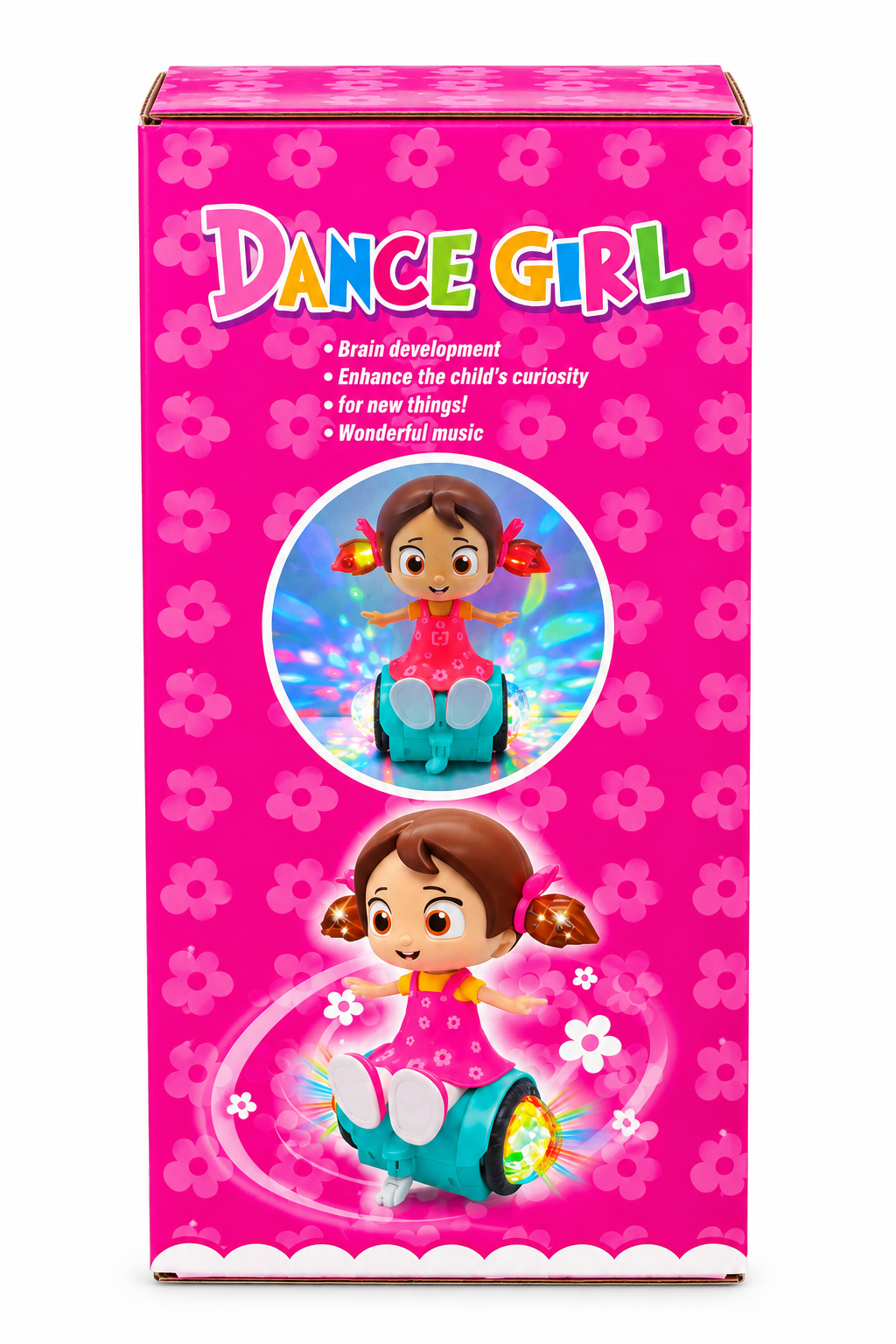 Dancing Girl Musical Doll with LED Lights &amp; Moving Action – Interactive Toy for Kids