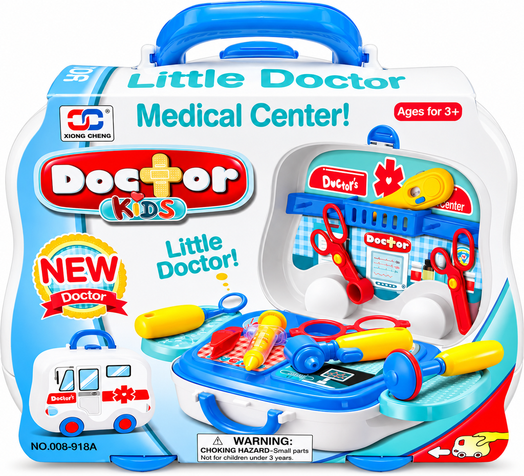 Kids Doctor Medical Play Set – Portable Little Doctor Kit (3+ Years)