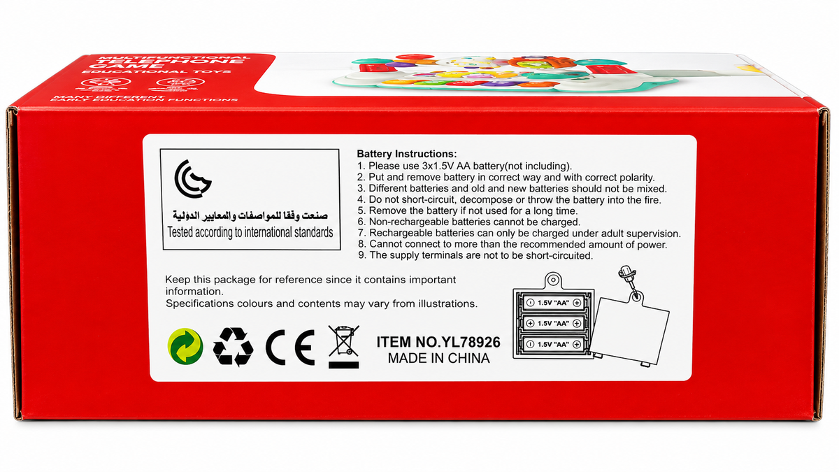 Multifunctional Educational Telephone Game – Interactive Learning Toy with Piano, Music &amp; Whack-A-Mole