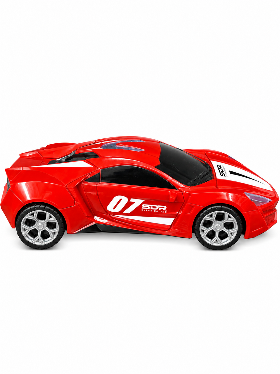 360° Rotating Super Racing Sports Car Toy – Electric Stunt Car with LED Lights &amp; Music