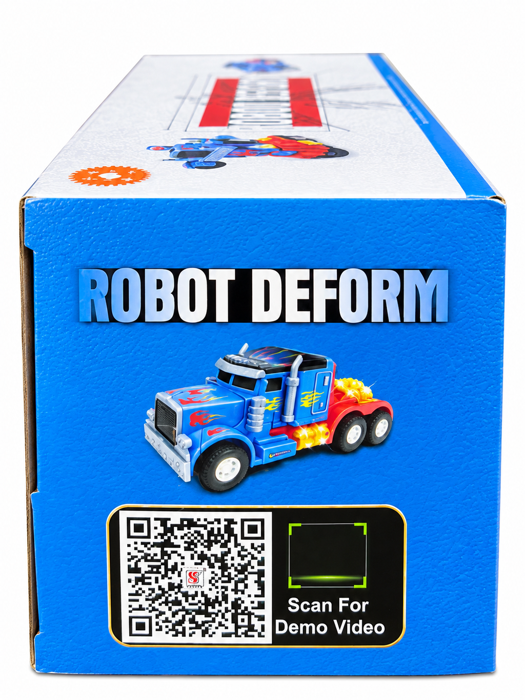 Transforming Robot Truck Toy – Electric Robot Deform Truck with Lights &amp; Music (3+ Years)