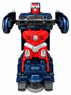 Transforming Police Car Robot Toy – 2-in-1 Police Transformer with Lights &amp; Sound