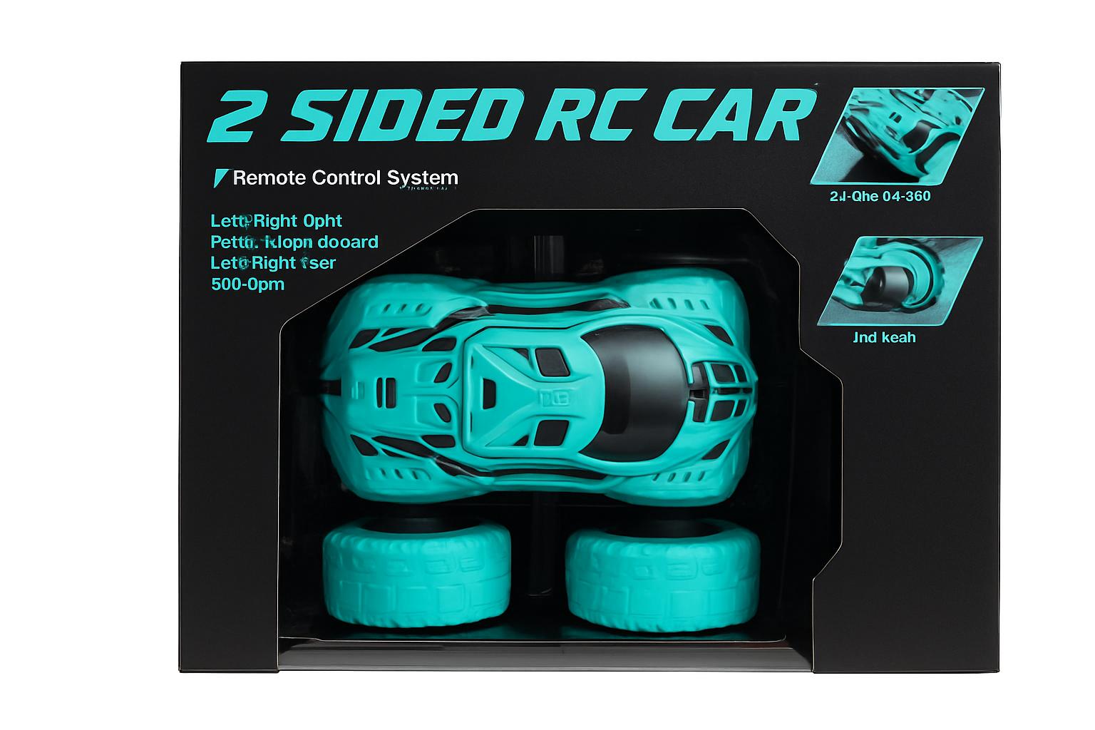 2-Sided RC Stunt Car – Flip & Spin Remote Control Truck