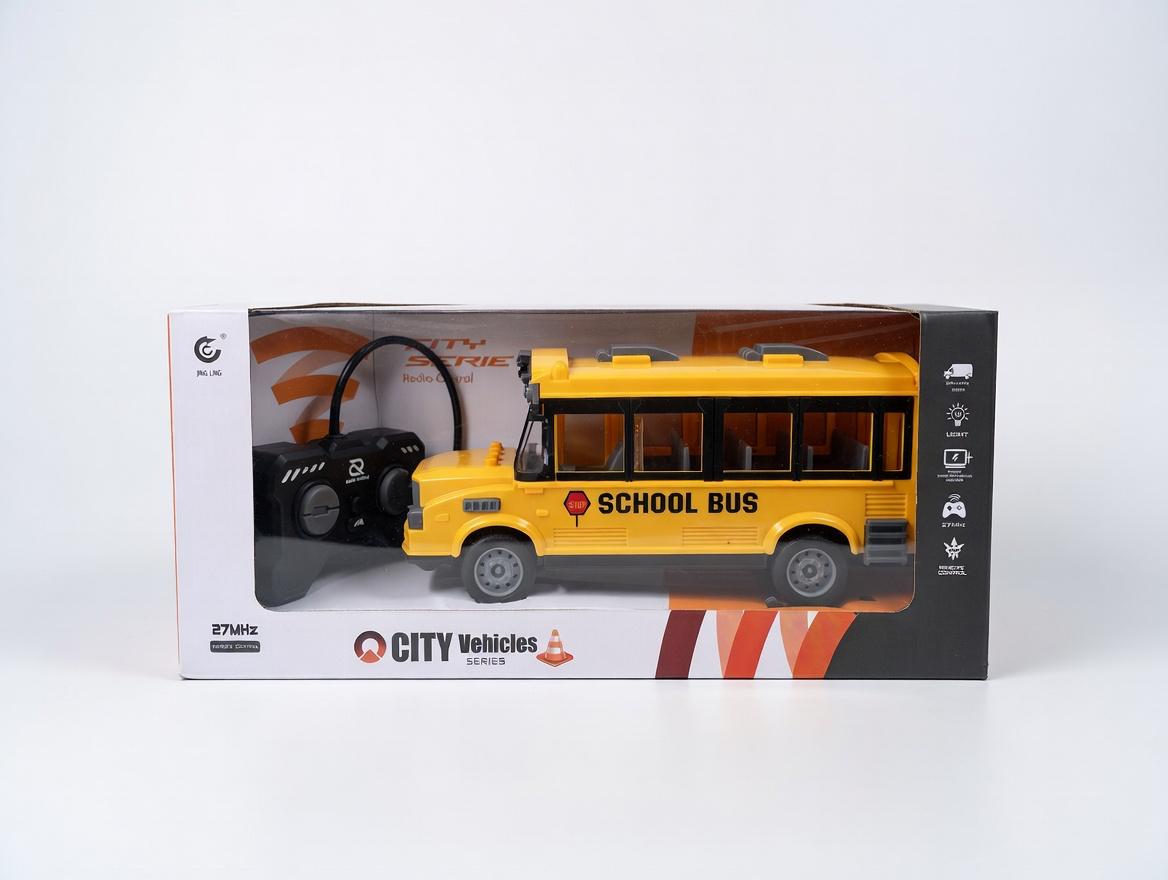 RC School Bus Toy – 3+Age