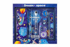 Dream Space Kids Stationery Gift Set – 8pc Rocket & Astronaut Theme