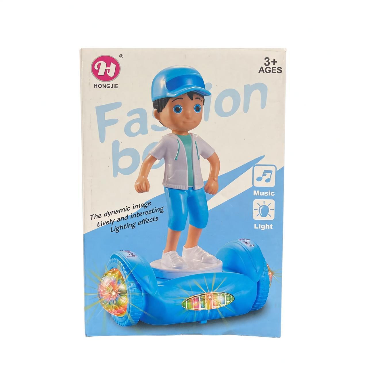 Fashion Boy Hoverboard Toy – Music & Light-Up Wheels (Ages 3+)