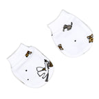 Stork Print 5 Piece Baby Layette Gift Set – 100% Cotton