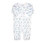 Blue Zebra Newborn 8 Piece Gift Set – 100% Cotton Layette & Toy
