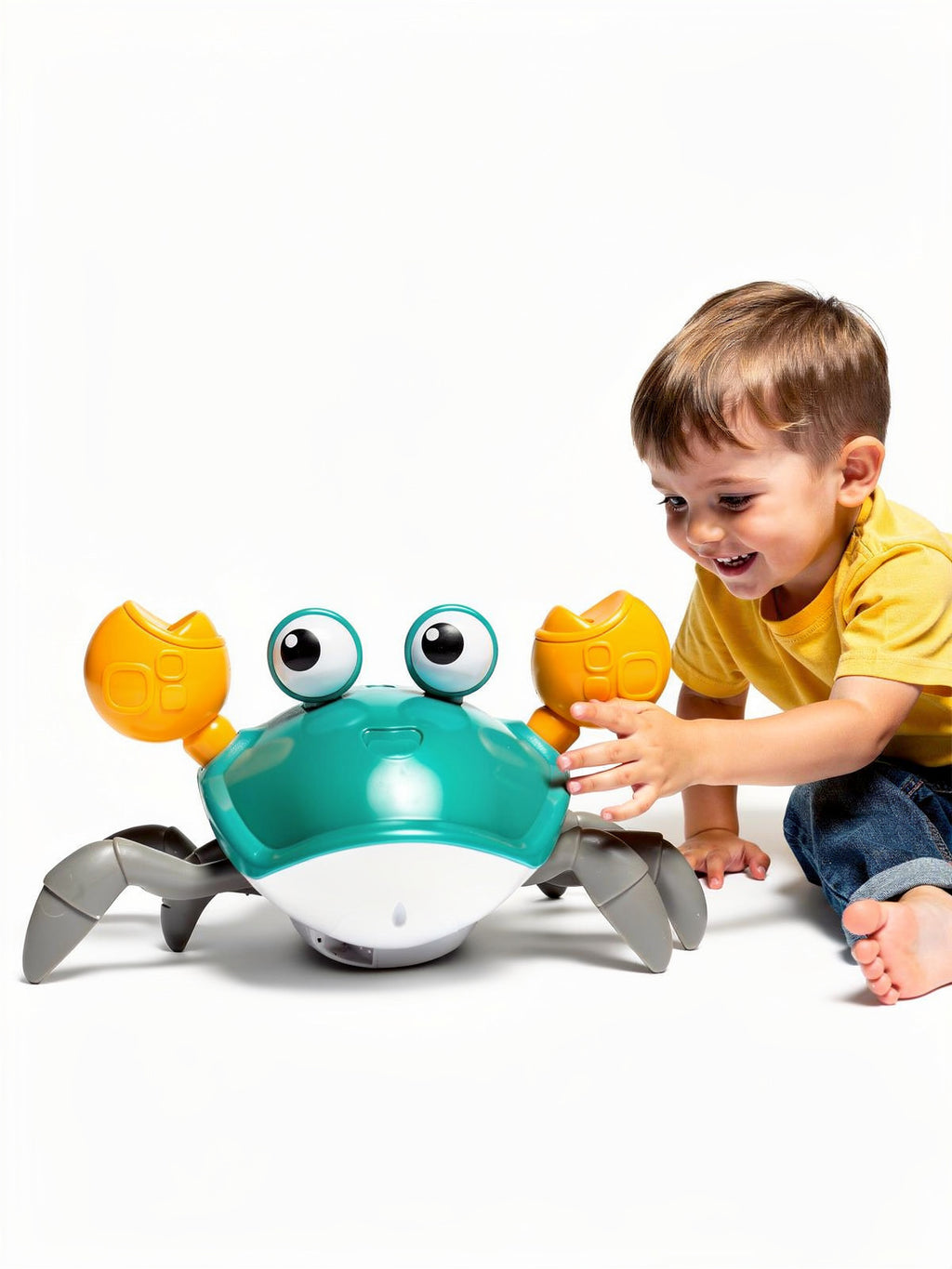 Rechargeable Dancing Crab Toy – 3.7V Lithium Battery, Moving Light-Up Crab for Kids 3+