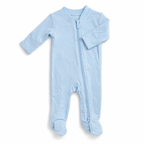 Blue Zip Baby Sleeper| One Piece – 100% Cotton