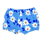 Blue Floral Poplin Tier Dress & Bloomers Set – Baby Girls